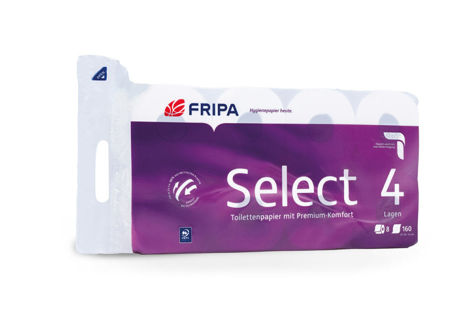 FRIPA Select Toilettenpapier 4-lagig Zellstoff