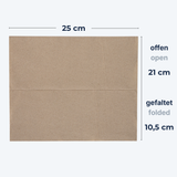 Papierhandtuch 25×21 cm 2-lagig Recycling Z-Falz – 5.000 Blatt/Karton