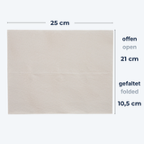 Papierhandtuch 25×21 cm 2-lagig Zellulose V-Falz – 3.150 Blatt/Karton