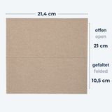 Papierhandtuch 21×21,4 cm 2-lagig Recycling V-Falz – 3.600 Blatt/Karton