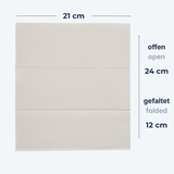 Papierhandtuch 21×24 cm 2-lagig Zellulose C-Falz – 3.000 Blatt/Karton