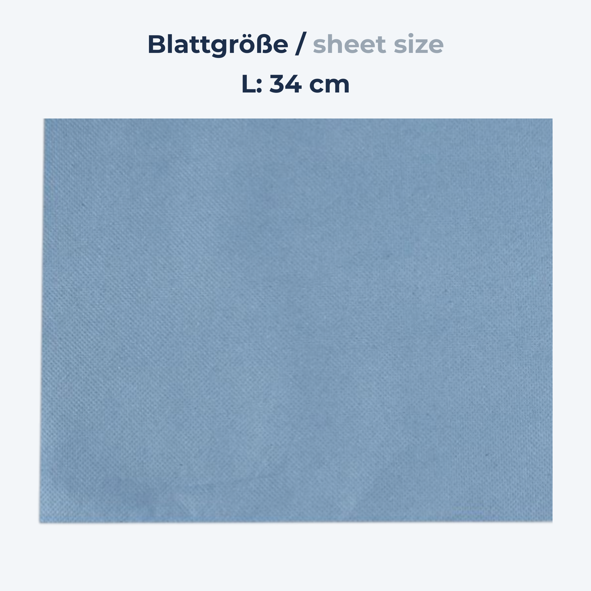 Putztuchrolle Blau 3-lagig Zellulose – 340 m / 1000 Abrisse (1 Rolle/Karton)