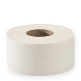 Mini-Jumbo-Toilettenpapier 2-lagig Zellulose, weiß – 12 Rollen à 180 m | Großpack