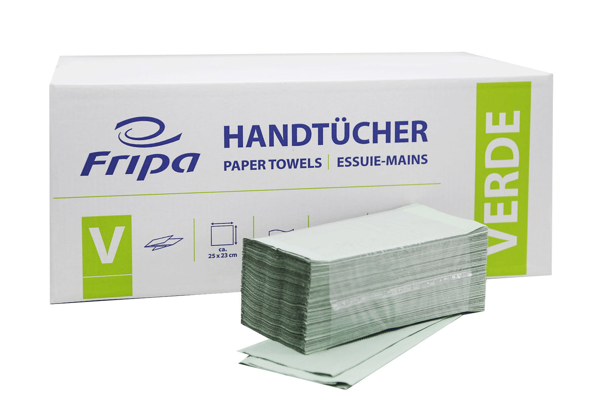 FRIPA Verde Papierhandtücher 1-lagig Recycling, grün