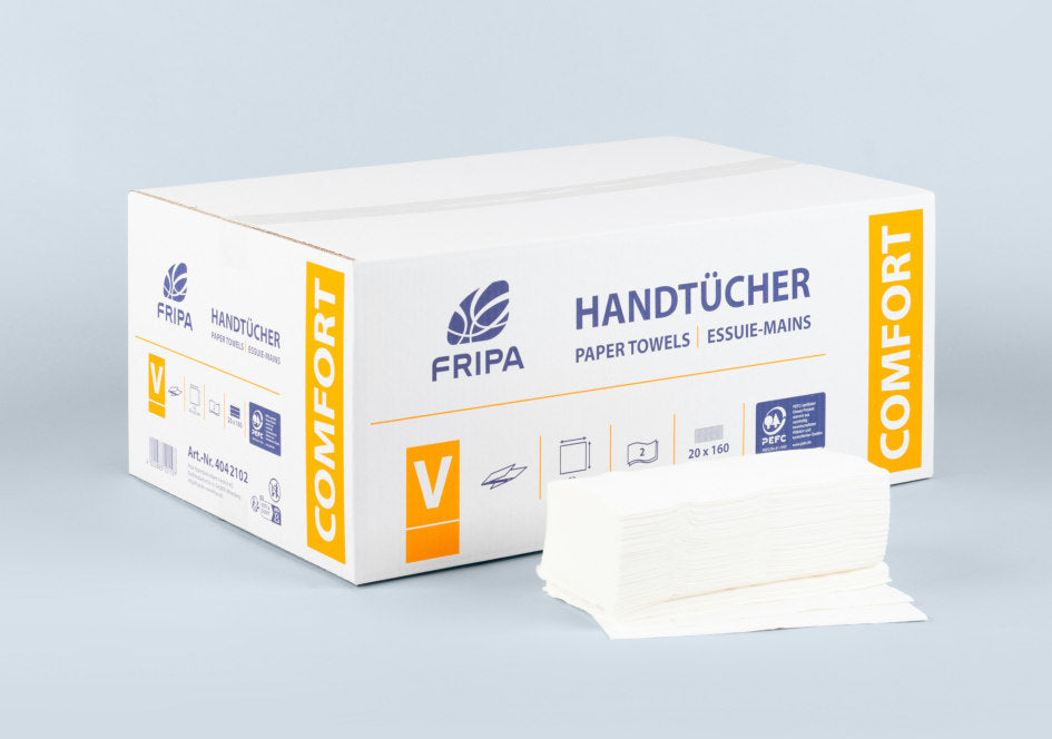 FRIPA Comfort Papierhandtücher 2-lagig Zellstoff