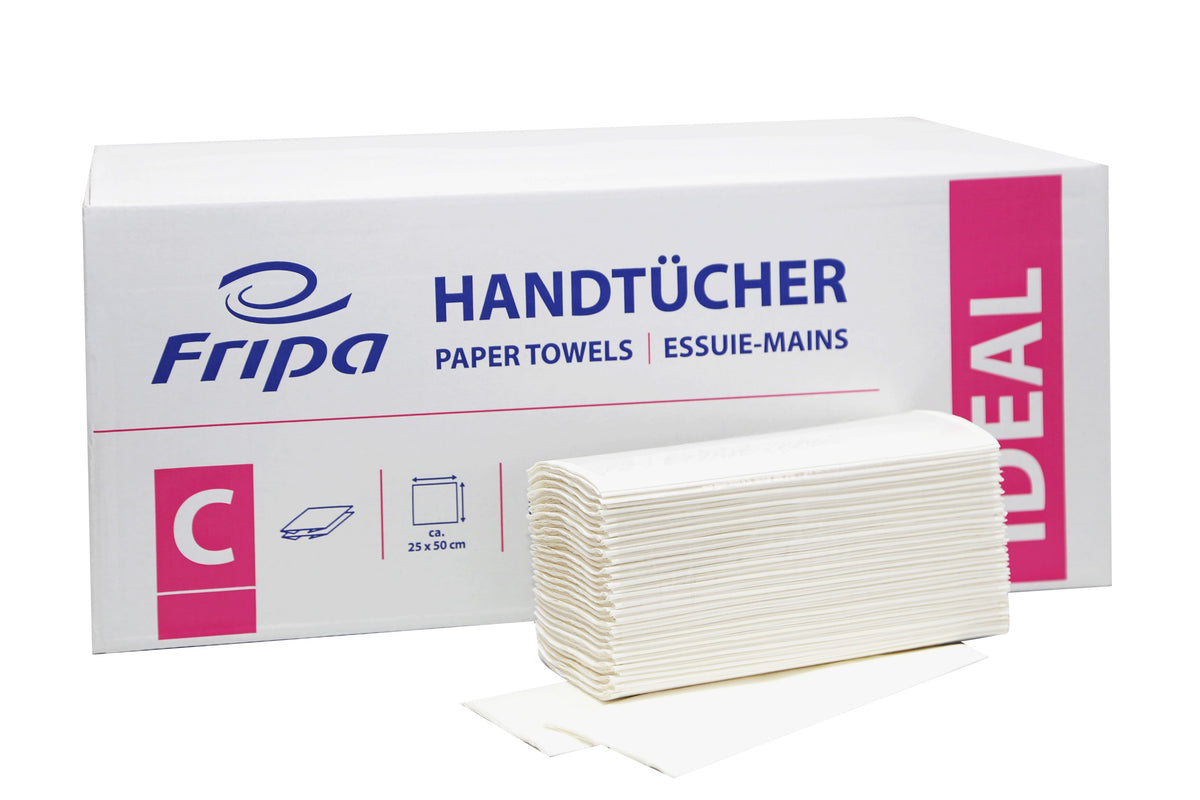 FRIPA Ideal Papierhandtücher 1-lagig Zellstoff-Mix