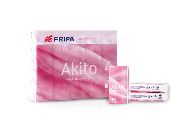 FRIPA akito Taschentücher 4-lagig Zellstoff