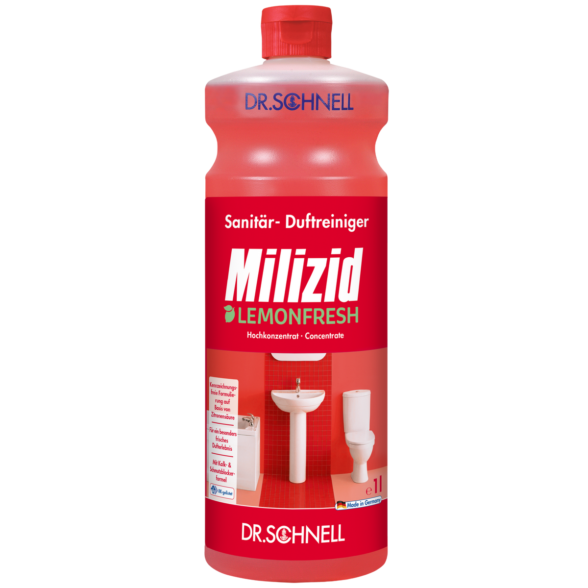 DR. SCHNELL MILIZID LEMONFRESH Sanitärreiniger