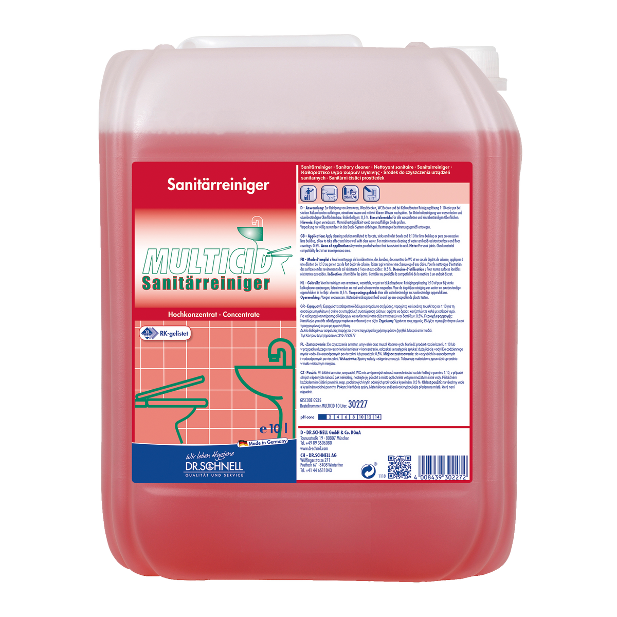 DR. SCHNELL MULTICID Sanitärreiniger