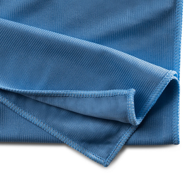 MOPPTEX Mikrofaser-Fenstertuch, blau – 40 × 40 cm