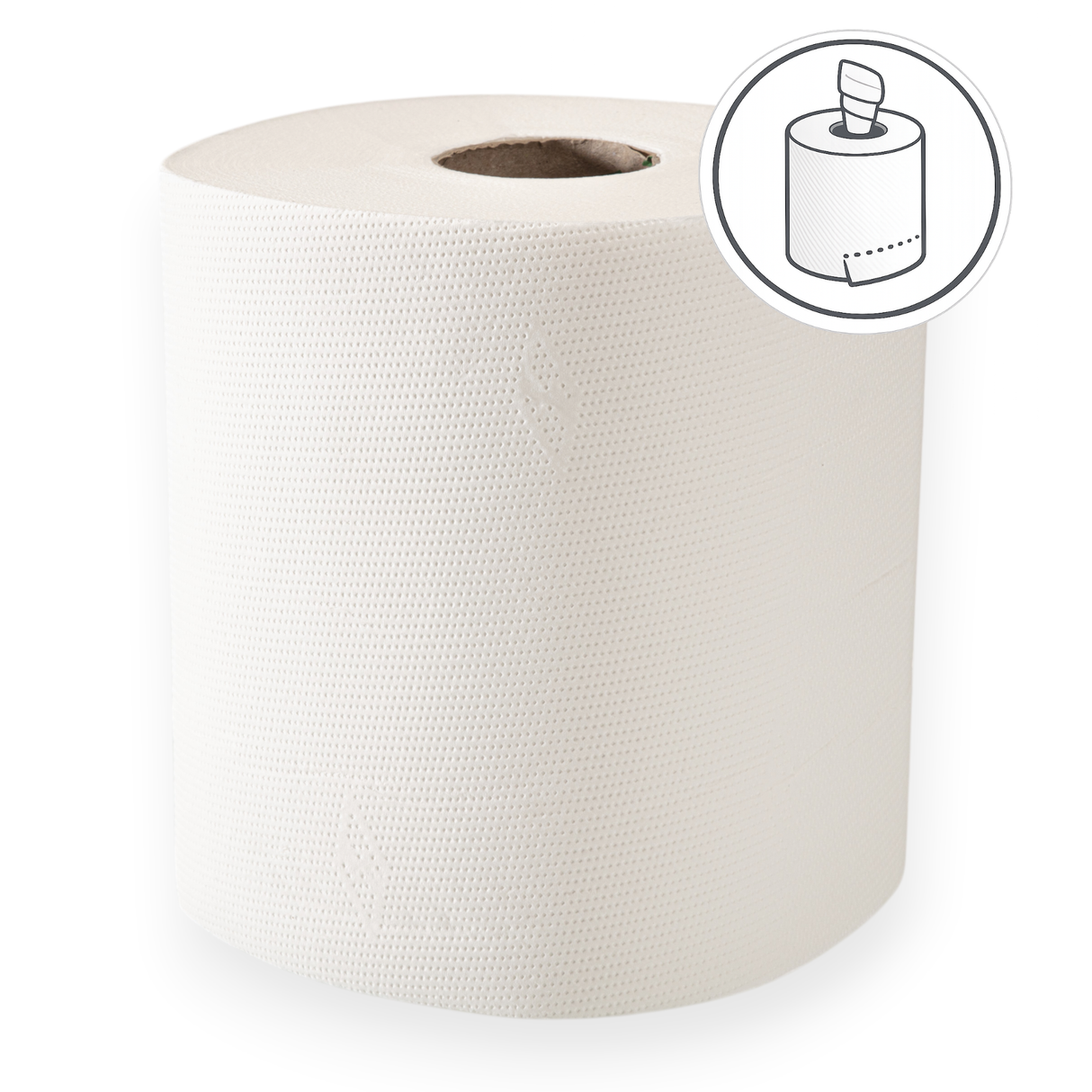 Handtuchrolle Center Pull Innenabwicklung 2-lagig Zellulose – 95 m (6 Rollen/Karton)