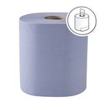 Handtuchrolle Blau 2-lagig Zellulose – 108 m (6 Rollen/Karton)