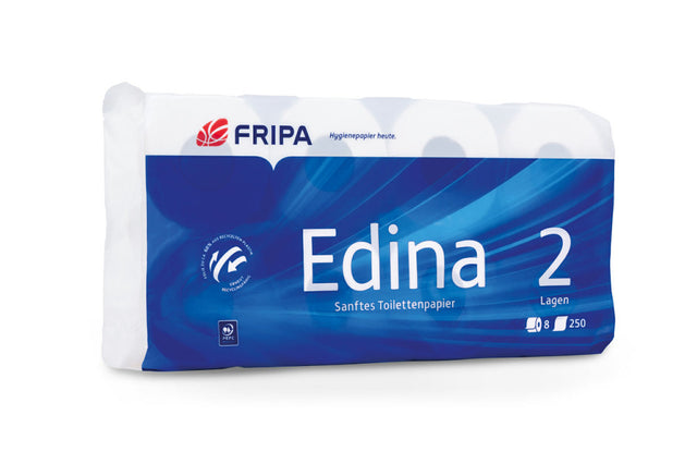 FRIPA Edina Toilettenpapier 2-lagig 100 % Zellstoff
