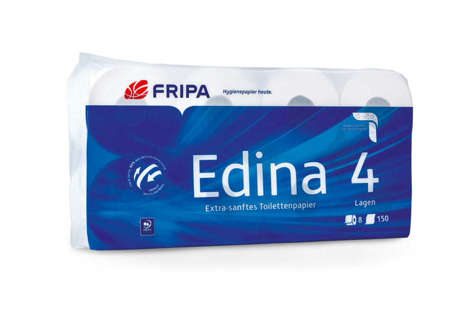 FRIPA Edina Toilettenpapier 4-lagig 100 % Zellstoff