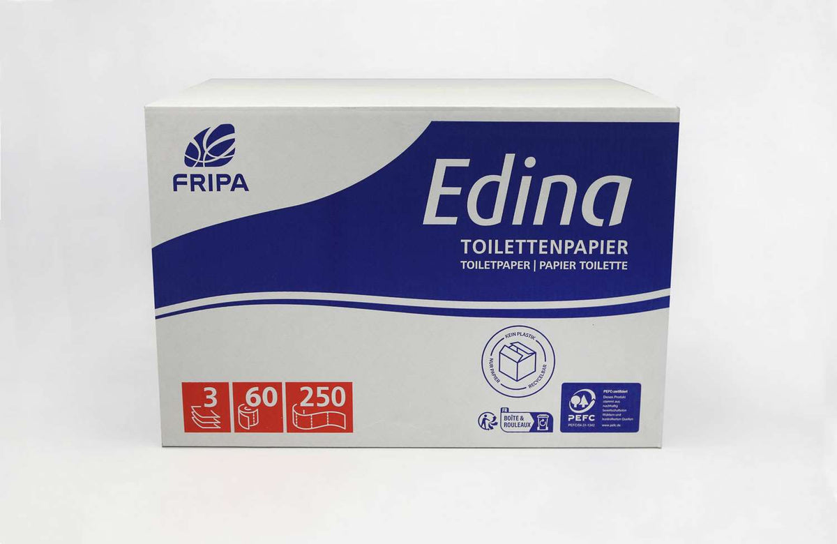 FRIPA Edina Toilettenpapier 3-lagig 100 % Zellstoff