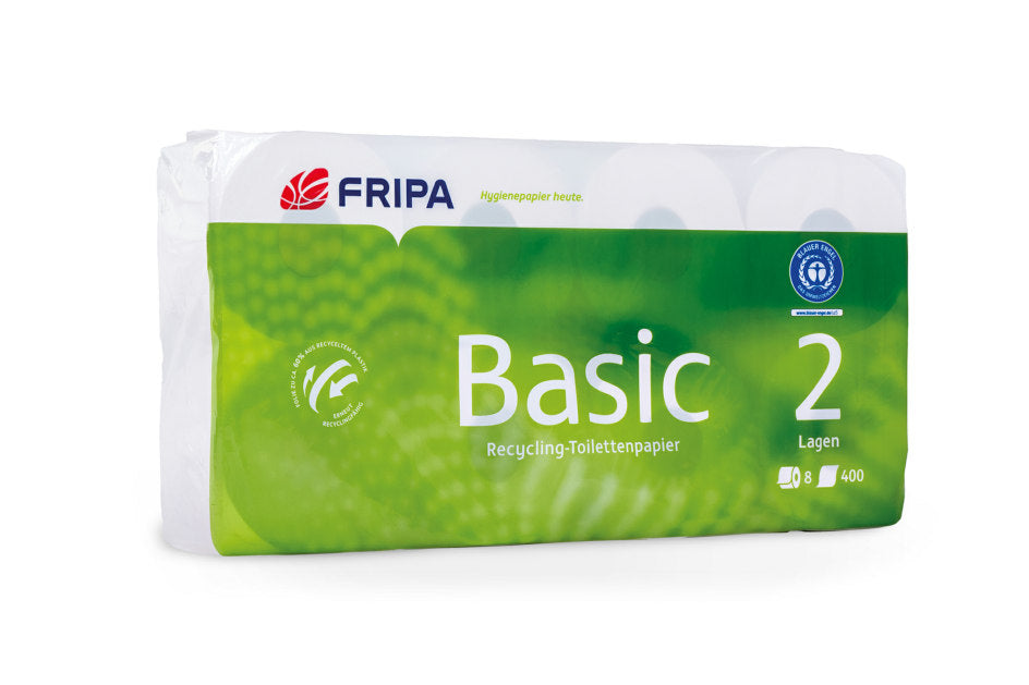 FRIPA Basic Toilettenpapier 2-lagig Recyclingpapier