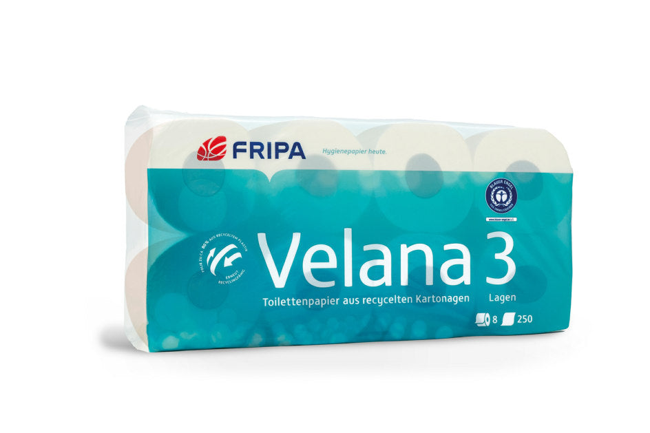 FRIPA Velana Toilettenpapier 3-lagig Recyclingpapier