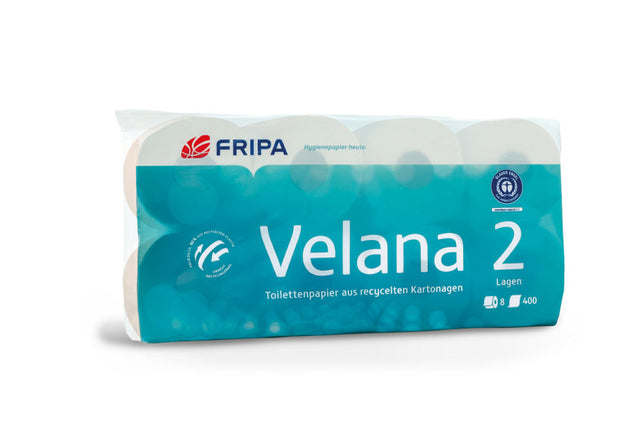 FRIPA Velana Toilettenpapier 2-lagig Recyclingpapier