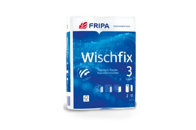 FRIPA Wischfix Küchenrollen 3-lagig 100 % Zellstoff