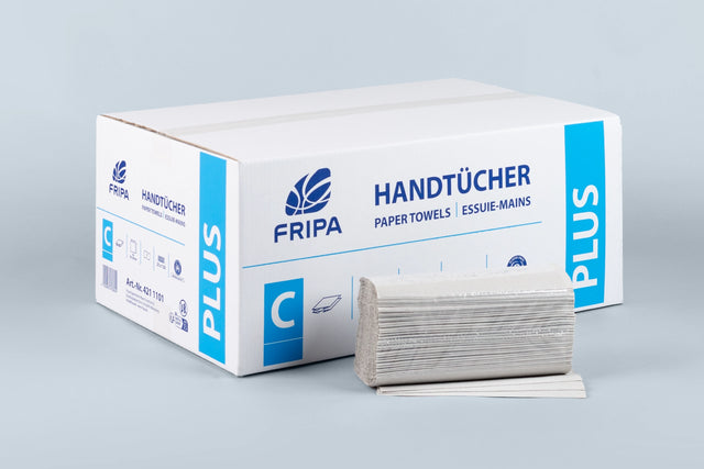 FRIPA Plus Papierhandtücher 1-lagig Recyclingpapier