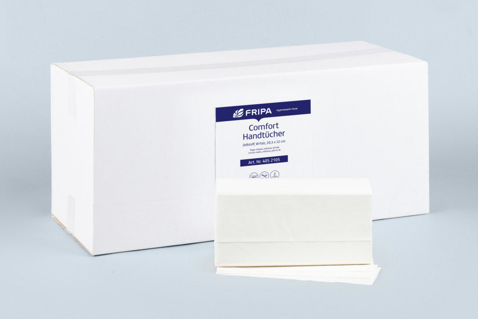 FRIPA Comfort Papierhandtücher 2-lagig, hochweiß