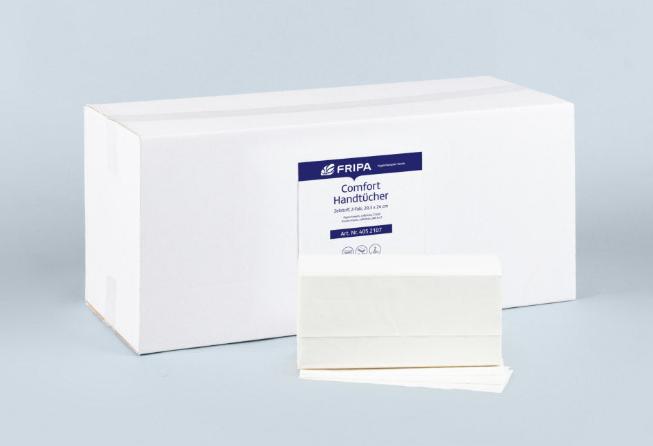 FRIPA Comfort Papierhandtücher 2-lagig 100 % Zellstoff