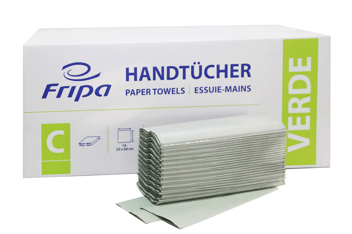 FRIPA Papierhandtücher Verde 1-lagig 25x50