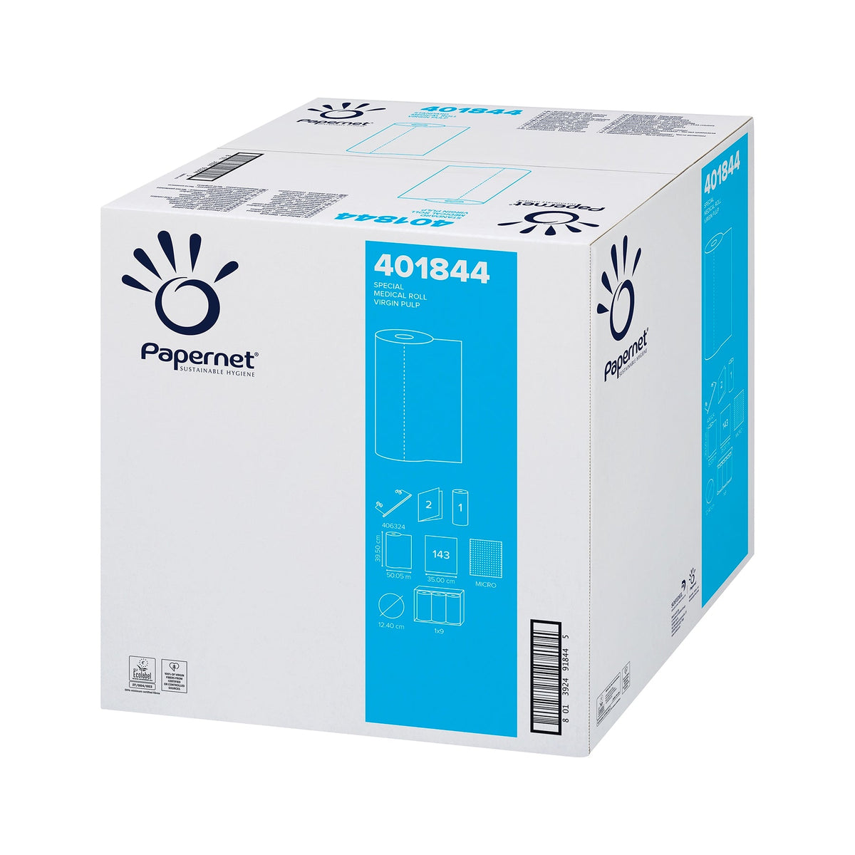 Papernet Ärzterollen 401844, 2-lagig – 9 Rollen