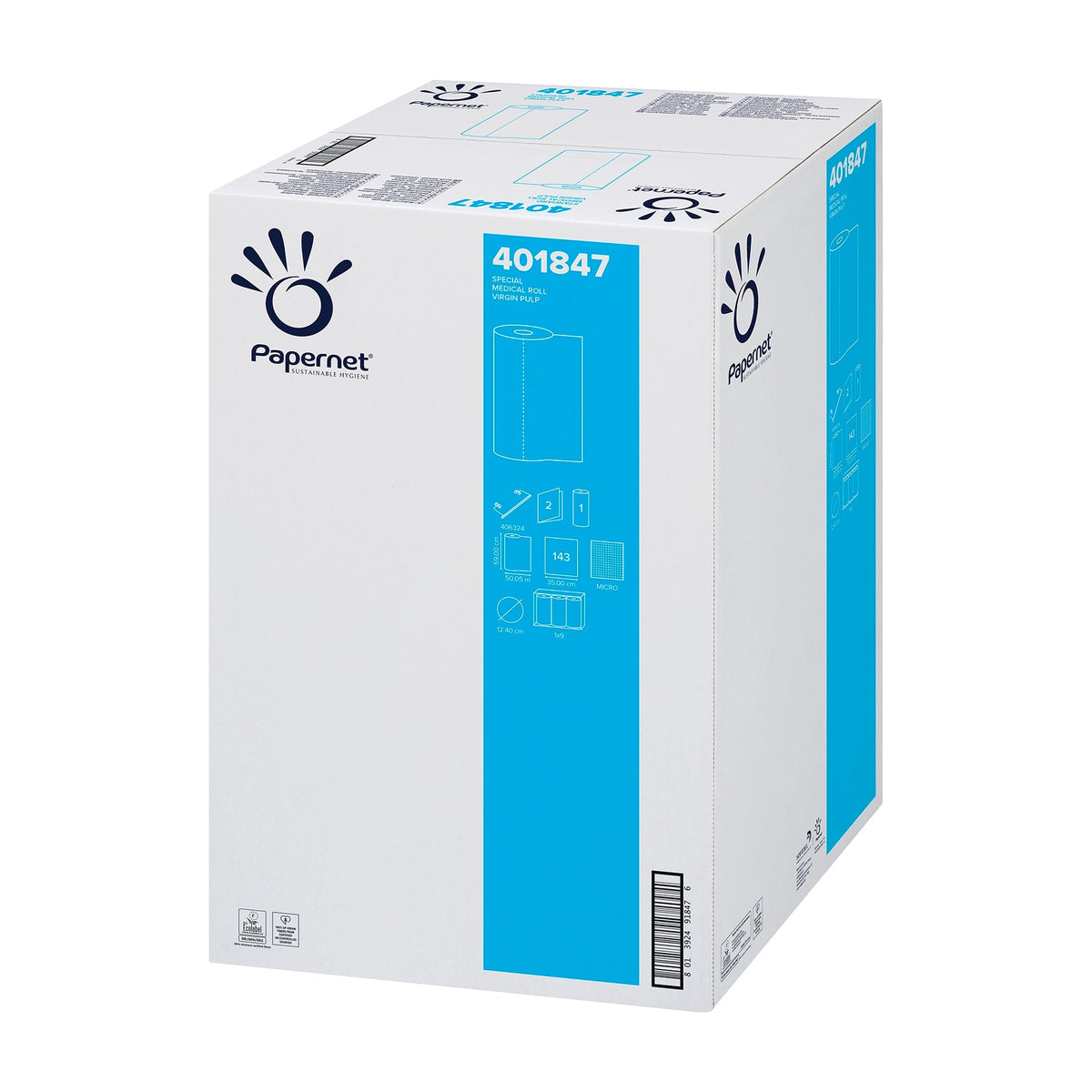 Papernet Ärzterollen 401847, 2-lagig – 9 Rollen
