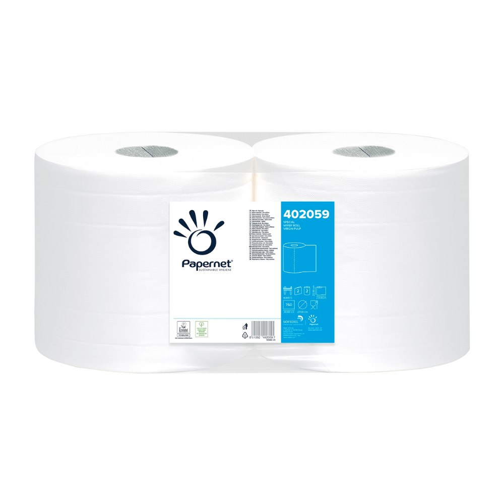 Papernet Wischtuchrollen 402059, 2-lagig – 2 Rollen