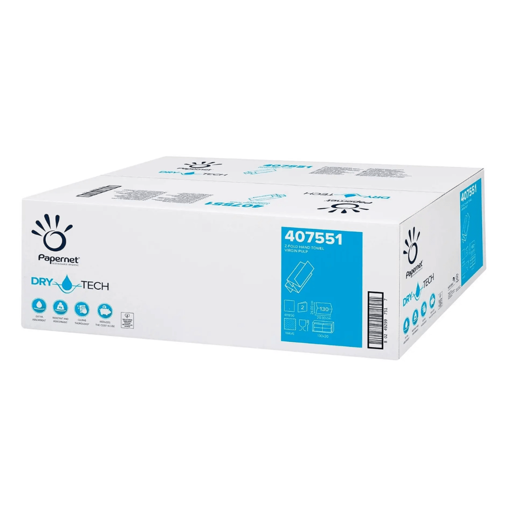 Papernet Falthandtücher 407551 Z-Falz, 2-lagig – 2.600 Blatt
