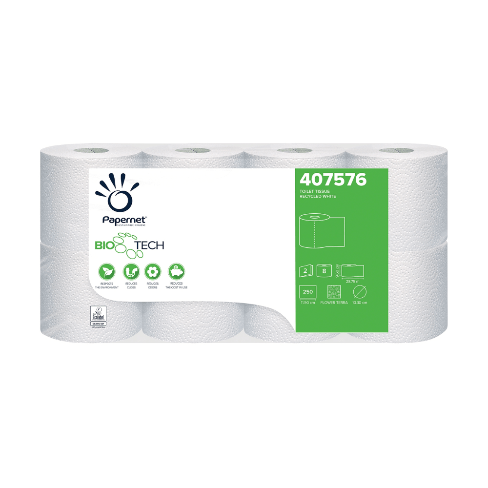 Papernet Toilettenpapier 407576, 2-lagig – 64 Rollen