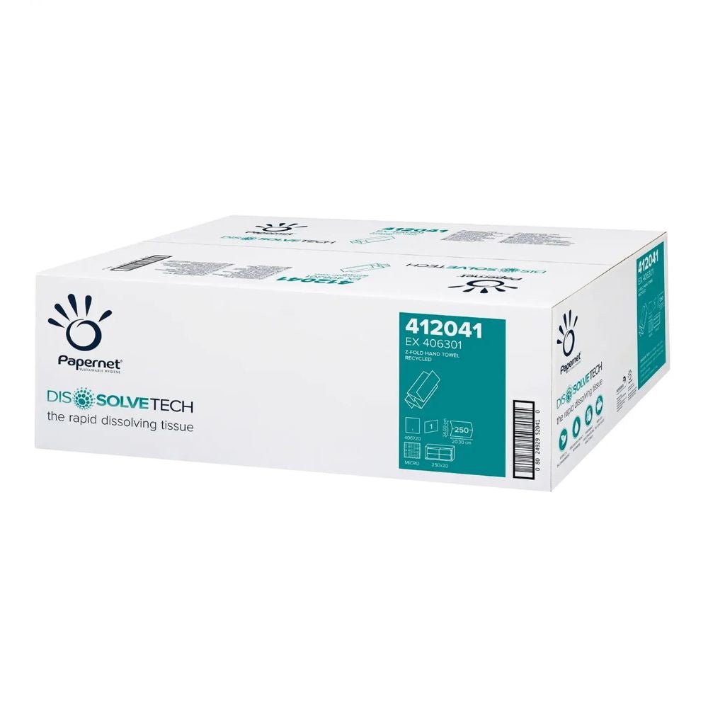Papernet Falthandtücher 412041 Z-Falz, 1-lagig – 5.000 Blatt