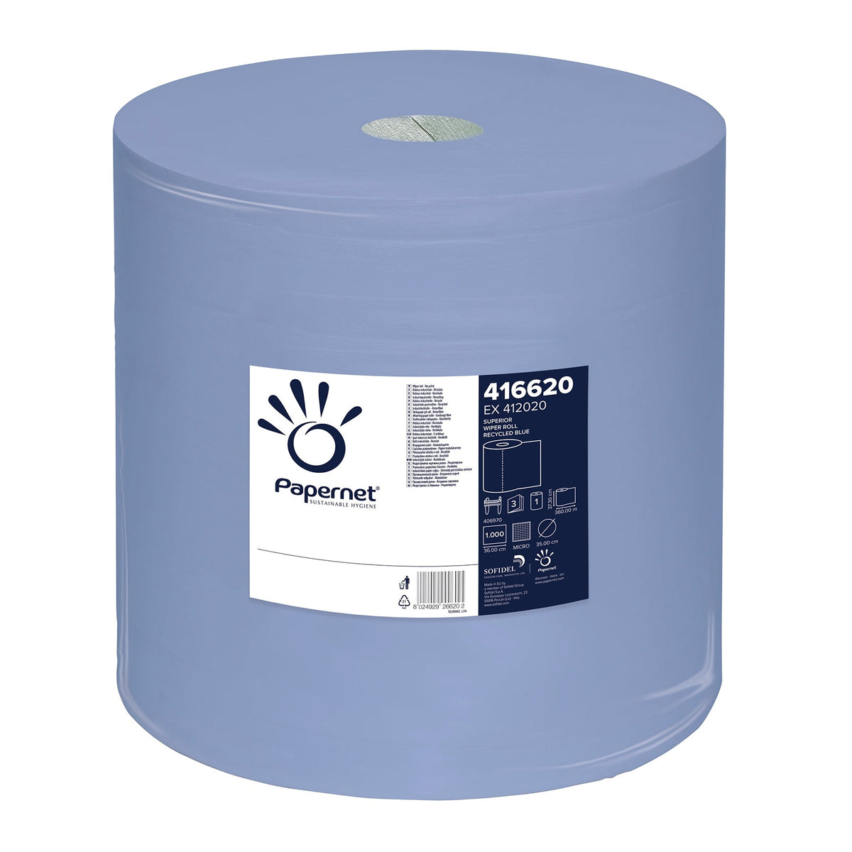 Papernet Wischtuchrollen 416620, 2-lagig – 1 Rollen
