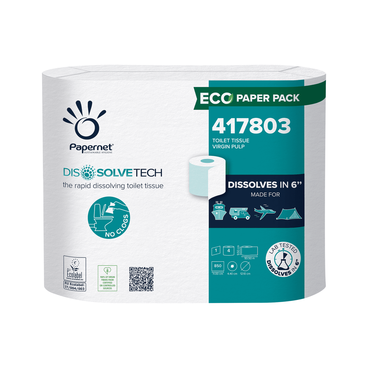 Papernet Toilettenpapier 417803, 1-lagig – 28 Rollen