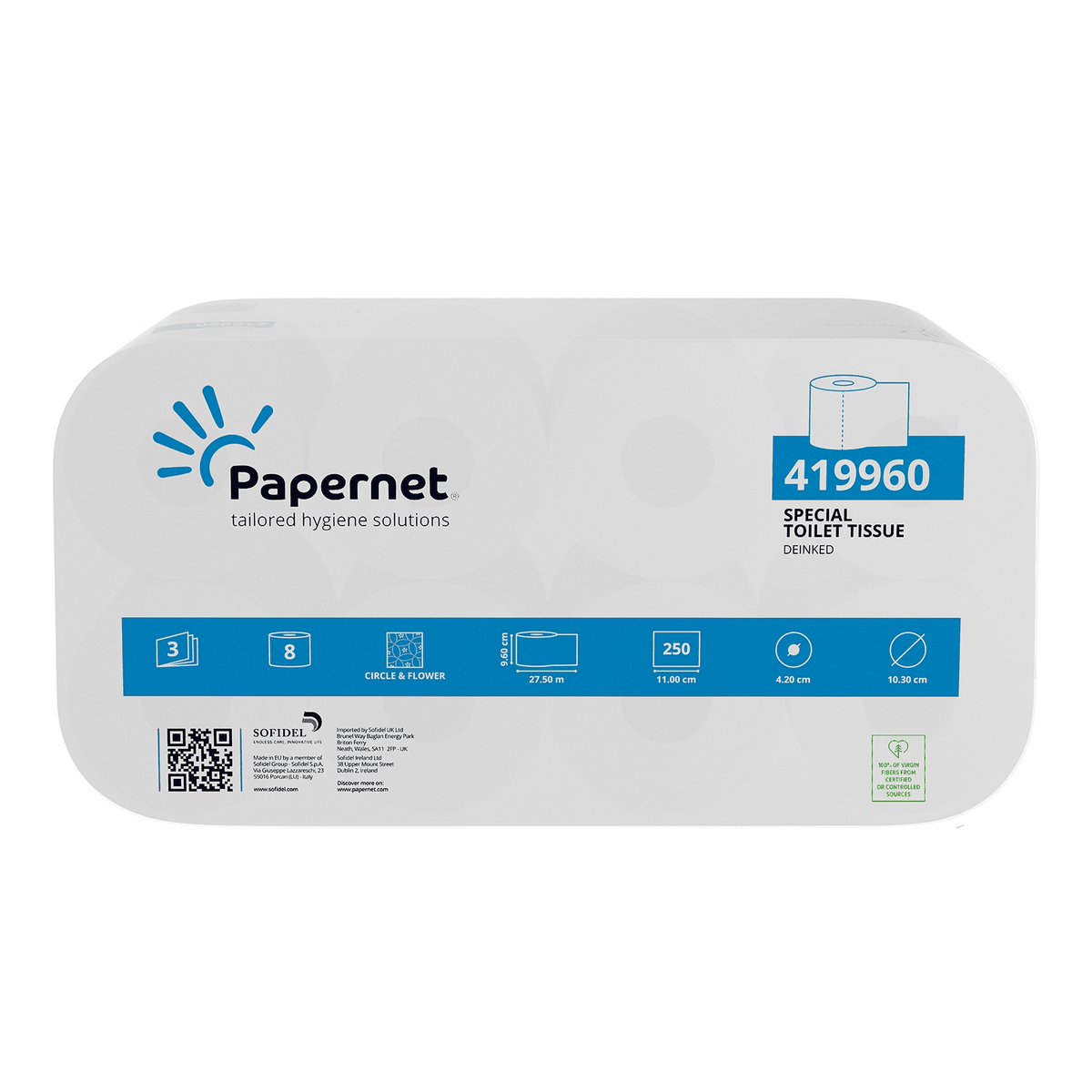 Papernet Toilettenpapier 419960, 3-lagig – 64 Rollen
