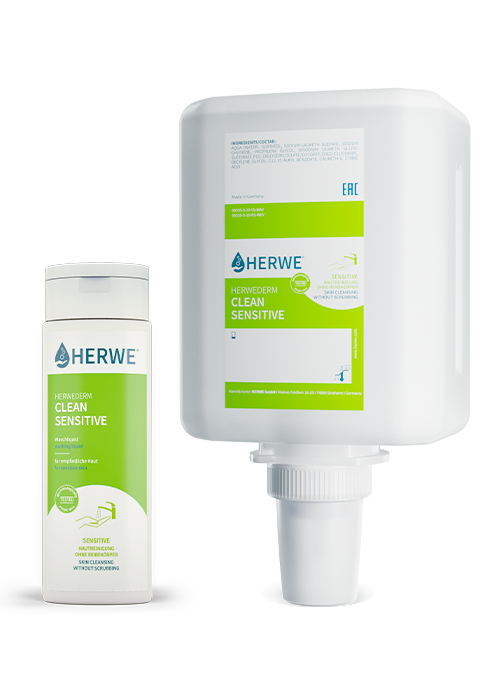 HERWEDERM CLEAN SENSITIVE – 2000 ml, Beutelflasche