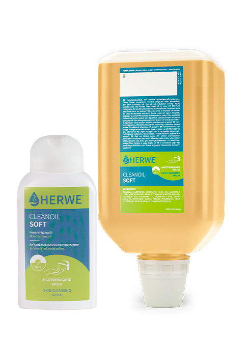 HERWE CLEANOIL soft – 1000 ml, Hartflasche