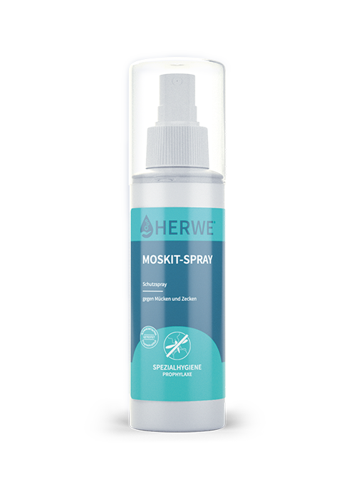 HERWE MOSKIT-SPRAY PLUS mit 20% Wirkstoff – 100 ml, Sprühflasche