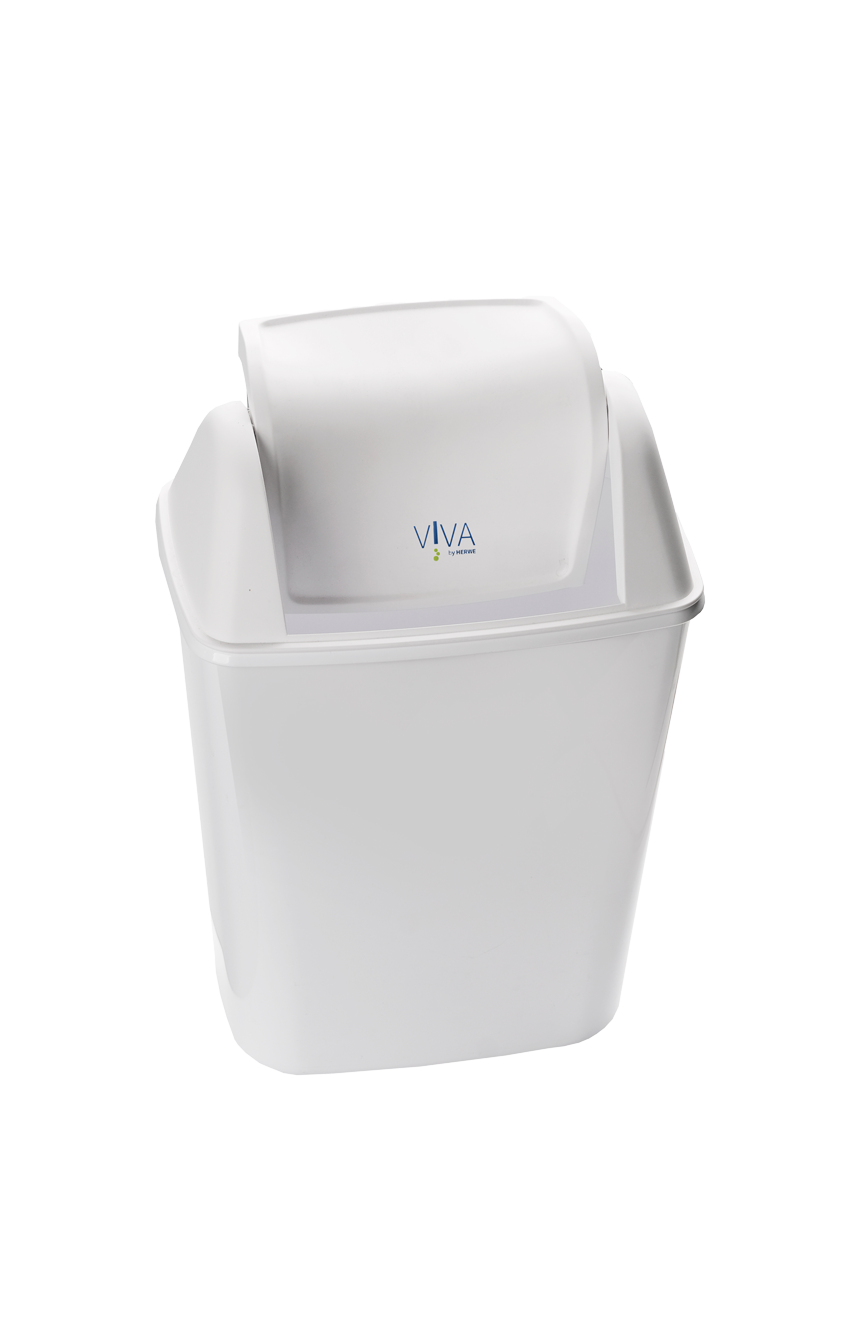 VIVA Abfalleimer 8L mit Wandhalterung