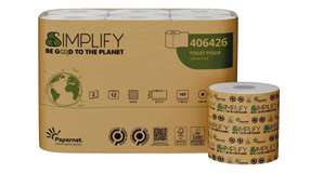 Papernet Toilettenpapier 406426, 2-lagig – 96 Rollen