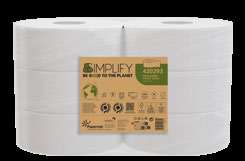 Papernet Jumbo-Toilettenpapier 420293, 2-lagig – 6 Rollen
