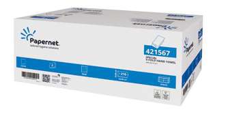 Papernet Falthandtücher 421567 V-Falz, 2-lagig – 3.150 Blatt
