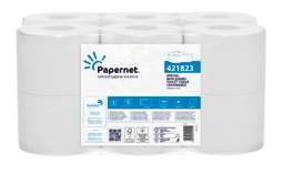 Papernet Jumbo-Toilettenpapier 421823, 2-lagig – 12 Rollen
