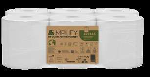 Papernet Handtuchrollen mit Innenabwicklung 423145, 2-lagig – 6 Rollen