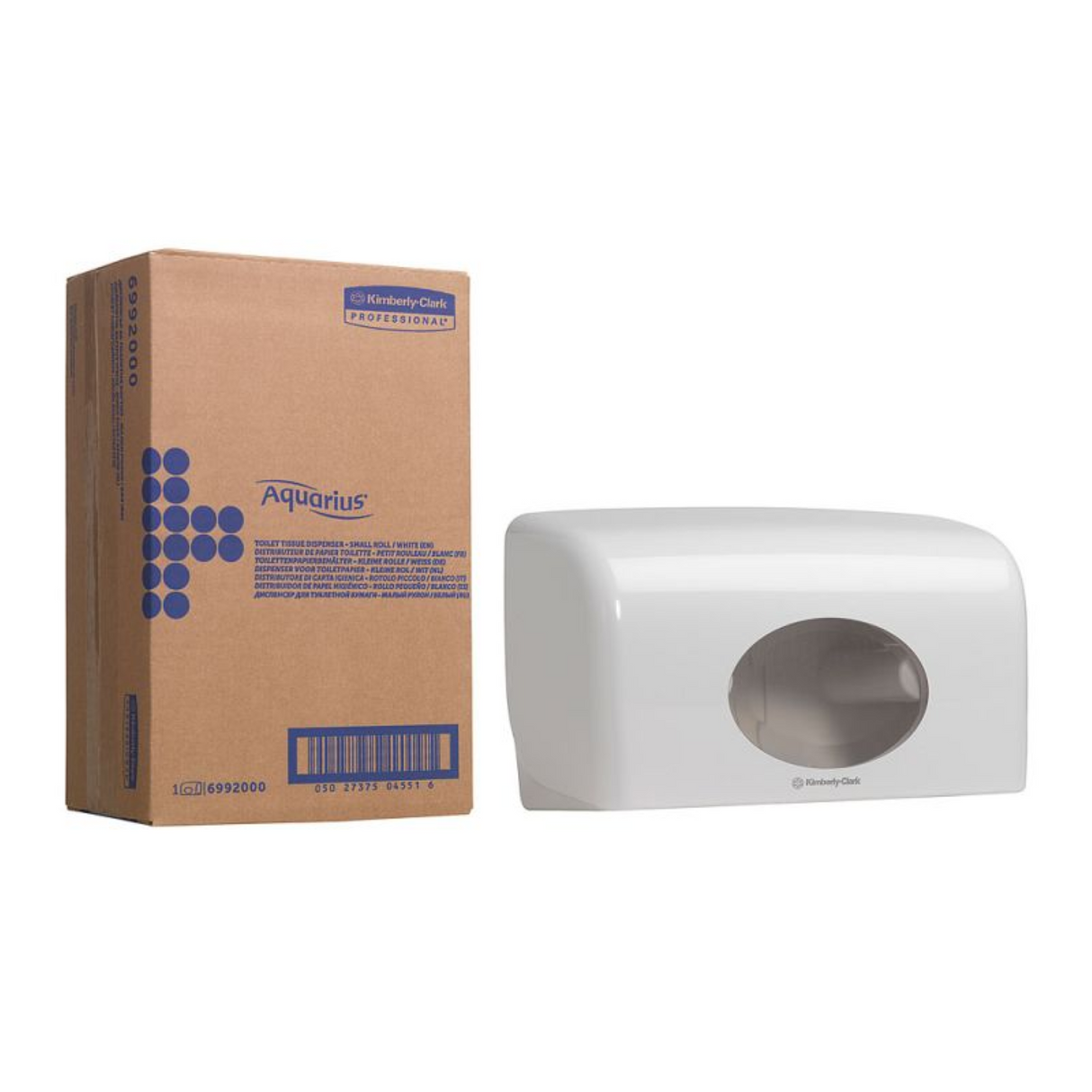 Kimberly-Clark Aquarius™ Toilettenpapierspender 6992 für Kleinrollen, weiß