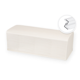 Papierhandtuch 25×21 cm 2-lagig Zellulose V-Falz – 3.150 Blatt/Karton